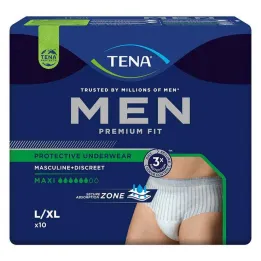 TENA® MEN PREMIUM FIT Housut Maxi L/XL inkontinenssiin, 10 kpl