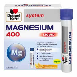 Doppelherz Magnesium 400 Liquid system juomaampulli, 10 kpl