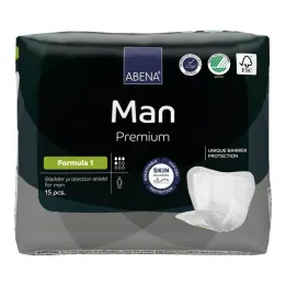 Abena Man Premium formula 1 -pohjalliset, 15 kpl