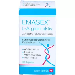 EMASEX L-arginiini aktiivisesti kapselit, 90 kpl
