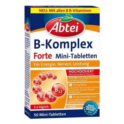 Abbey Vitamin B Complex forte tabletit, 50 kpl