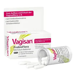 Vagisan Probioflora maitohappobakteeri kovat kapselit, 8 kpl