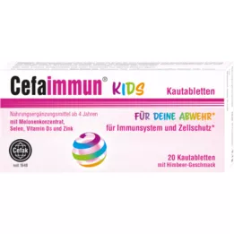 CEFAIMMUN KIDS pureskeltavat tabletit, 20 kpl