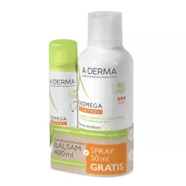 A-DERMA Promo-Kit EXOMEGA CONTROL Balsam+Spray, 1 kpl