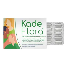 Kadeflora maitohappobakteeri biotiinikapseleilla, 30 kpl