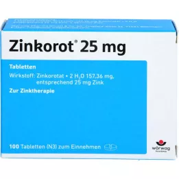 ZINKOROT 25 mg tabletit, 100 kpl