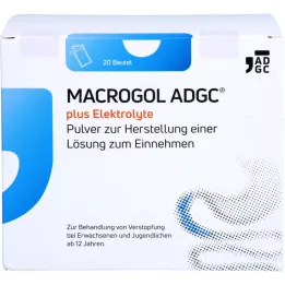 MACROGOL ADGC plus elektrolyytit Plv.z.H.e.L.z.Einn., 20 kpl