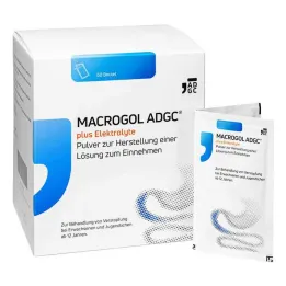 Macrogol ADGC® plus elektrolyytit jauhe H.e.L. ottaa, 50 kpl