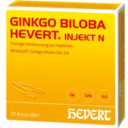 GINKGO BILOBA HEVERT injektoi n ampuulia, 10 kpl