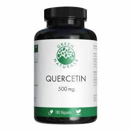 Green Naturals Quercetin 500 mg suuriannoksiset kapselit, 180 kpl