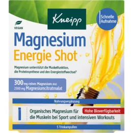 KNEIPP Magnesium Energy Shot -juomaampullit, 5X25 ml