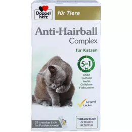 DOPPELHERZ eläimille Anti-Hairball Complex -kissat, 25X10 g