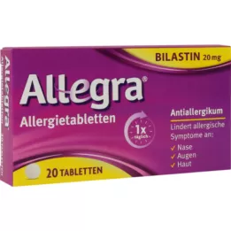 ALLEGRA Allergiapillerit 20 mg tablettia, 20 kpl