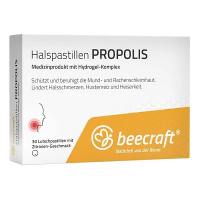 Beecraft kurkkuimeskelytabletit Propolis, 30 kpl Beecraft kurkkuimeskelytabletit Propolis, 30 kpl