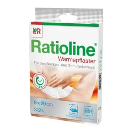 Ratioline lämpöpaikat niska / olkapää 9x29 cm, 3 kpl