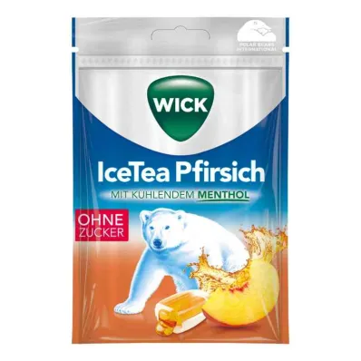 WICK Icetea-persikkamakeiset ilman sokeria, 72 g