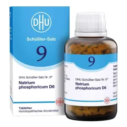 DHU Schüßler-suola nro 9 Natrum phosphoricum D6 tabletit, 900 kpl