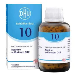 DHU Schüßler-suola nro 10 natriumsulfuricum D12 tablettia, 900 kpl