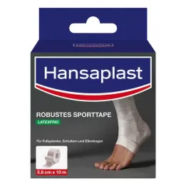 Hansaplast vankka urheiluteippi 3,8 cmx10 m valkoinen, 1 kpl