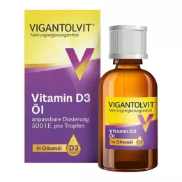 VIGANTOLVIT 500 IU/pisara D3-öljyä, 10 ml