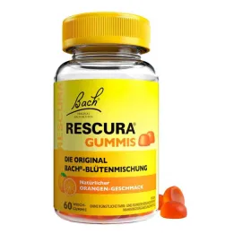 Bach Flowers Original Rescura Gummies Orange, 60 kpl