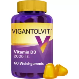 VIGANTOLVIT 2000, ts. D3 -vitamiini pehmeä kumi, 60 kpl
