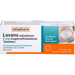 LAXANS-ratiopharm 5 mg mahanestetabletit, 30 kpl