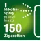 Instructions for use for Nicorette Fruit & Mint Spray 1 mg / spray Nfc, 1 kpl - 4