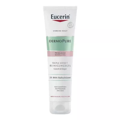 EUCERIN DermoPure Kolmoisvaikutteinen puhdistusgeeli, 150 ml EUCERIN DermoPure Kolmoisvaikutteinen puhdistusgeeli, 150 ml