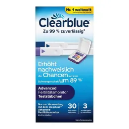 Clearblue hedelmällisyysmittarin testitikkuja 30 + 3, 33 kpl