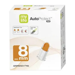 Mylife Autoprotect Pro turvakynäneulat 8 mm 29 G, 100 kpl