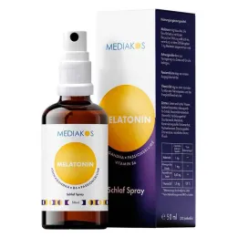 Melatonin Ashwagandha Mediakos Sleep Spray vegaaninen, 50 ml