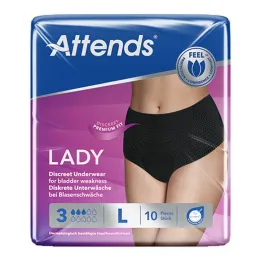 Attends Lady Discreet Alusvaatteet 3 L, 10 kpl