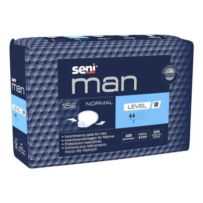Seni® Man inkontinenssityyny normaalitaso 2, 15 kpl