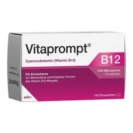 VITAprompt B12 1000 mikrogrammaa kalvopäällysteiset tabletit, 100 kpl