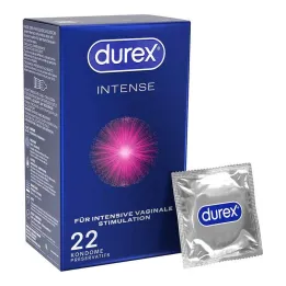 durex® Intense kondomit, 22 kpl