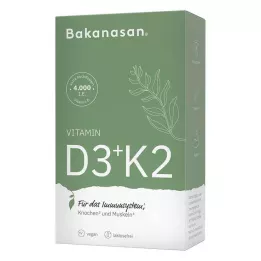 BAKANASAN D3+K2-vitamiinikapselit, 60 kpl