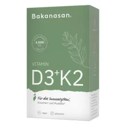 Bakanasan Vitamin D3 + K2 kapselit, 60 kpl