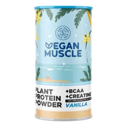 Vegan Muscle Protein Vanilla Protein + kreatiinijauhe (600 g)