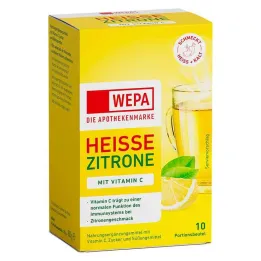 Wepa kuuma sitruuna + C-vitamiinijauhe, 10X10 g