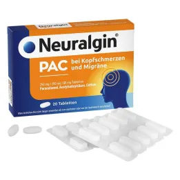 Neuralgin PAC päänsärky- ja migreenitabletit, 20 kpl