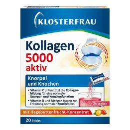 Klosterfrau Collagen 5000 aktiivinen granulaattipuikko, 20 kpl