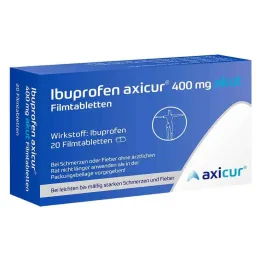 Ibuprofen axicur® 400 mg akuutti kalvopäällysteinen tabletti, 20 kpl