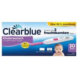 Clearblue Hedelmällisyys Ovulaatiotesti Digital, 30 kpl