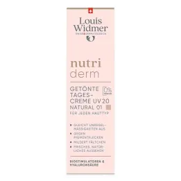 Widmer nutriderm sävytetty päivävoide UV 20 natu.01 ilman P, 30 ml