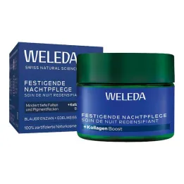 Weleda kiinteyttävä yövoide sininen gentian & Edelweiss, 40 ml