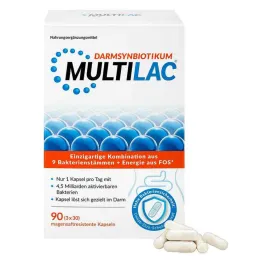 Multilac Synbiotic enterokapselit, 3x30 kpl