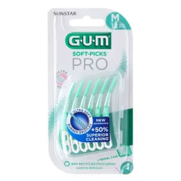 GUM SOFT-PICKS PRO Keskikokoinen (12 kpl)