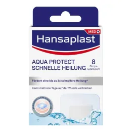 Hansaplast Aqua Protect laastarit, nopeasti paranevat, 8 kpl
