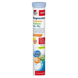 Doppelherz Magnesium + Kalsium + Kalium poretabletit, 15 kpl